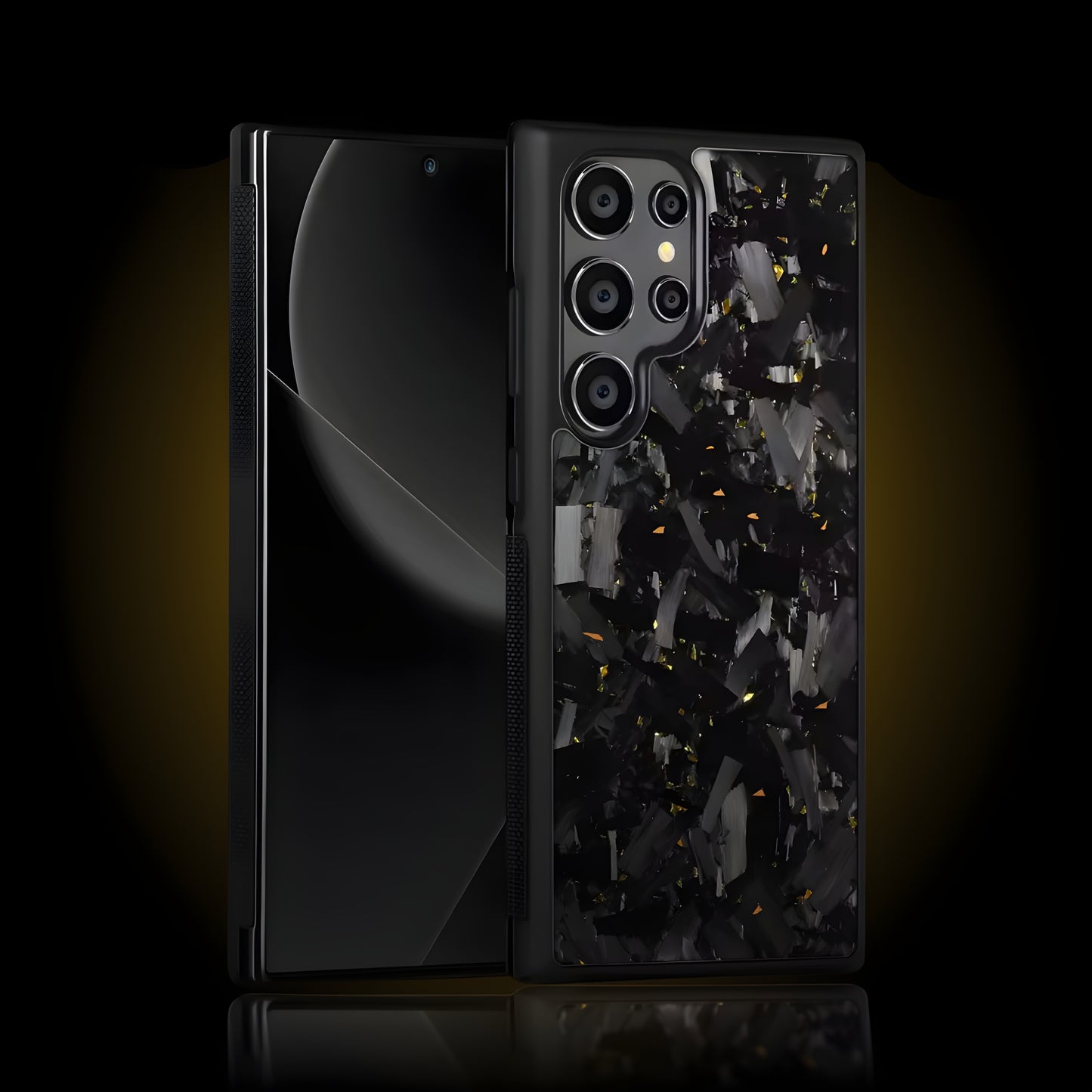 Forged Carbon Fiber Samsung Case - Forged Gold