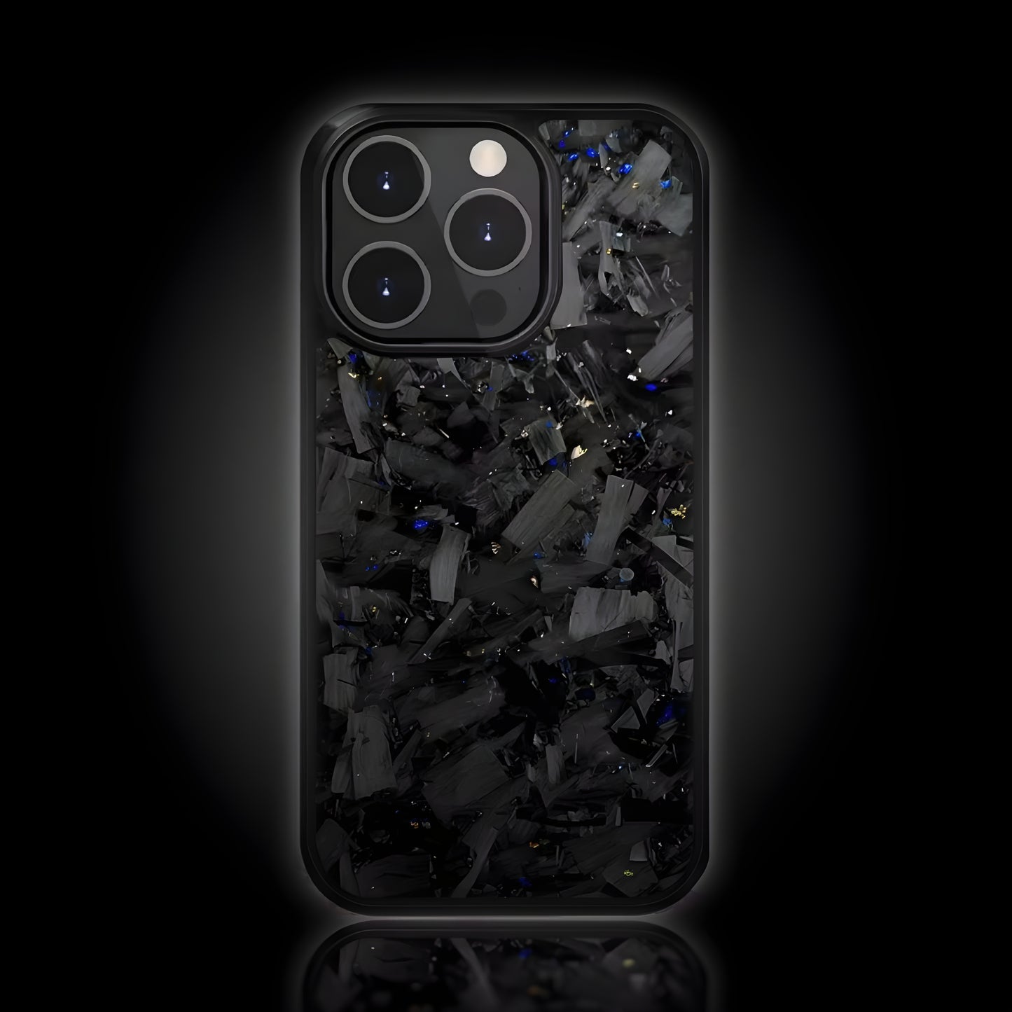 Forged Carbon Fiber Iphone Case - Forged Blue Gold