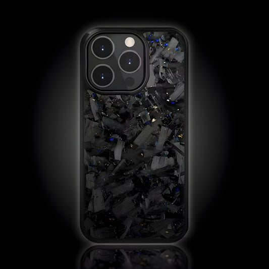 Forged Carbon Fiber Iphone Case - Forged Blue Gold