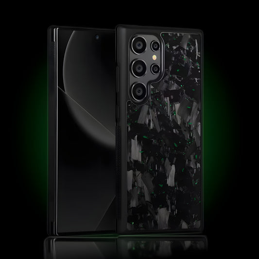 Forged Carbon Fiber Samsung Case - Forged Green
