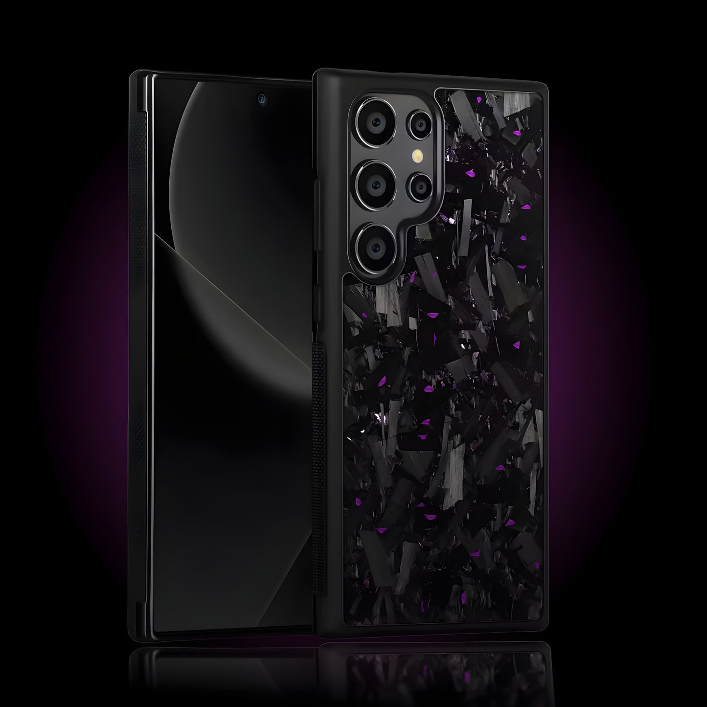 Forged Carbon Fiber Samsung Case - Forged Purple