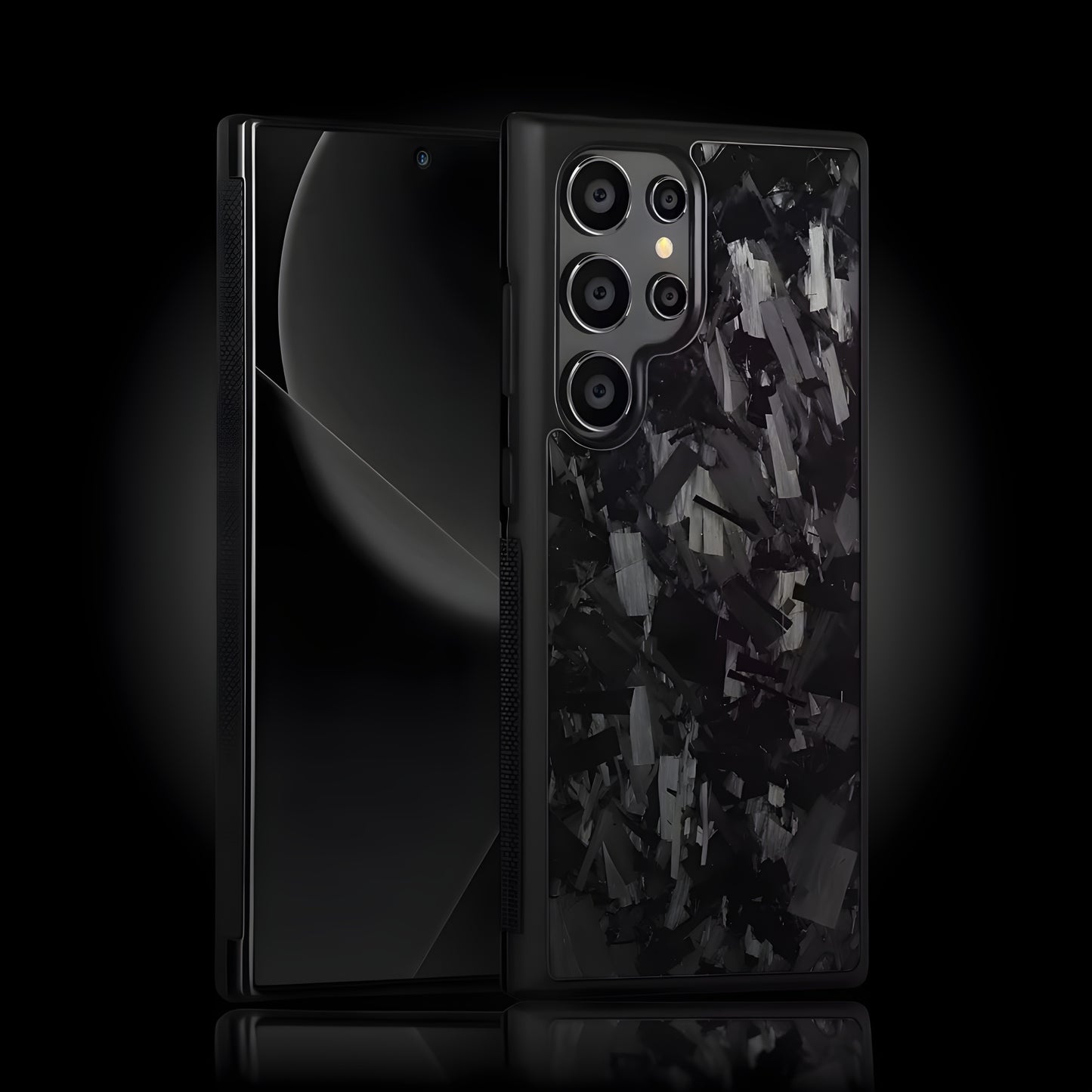 Forged Carbon Fiber Samsung Case - Forged Black